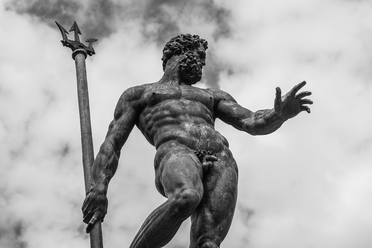 statue bologna neptune free photo