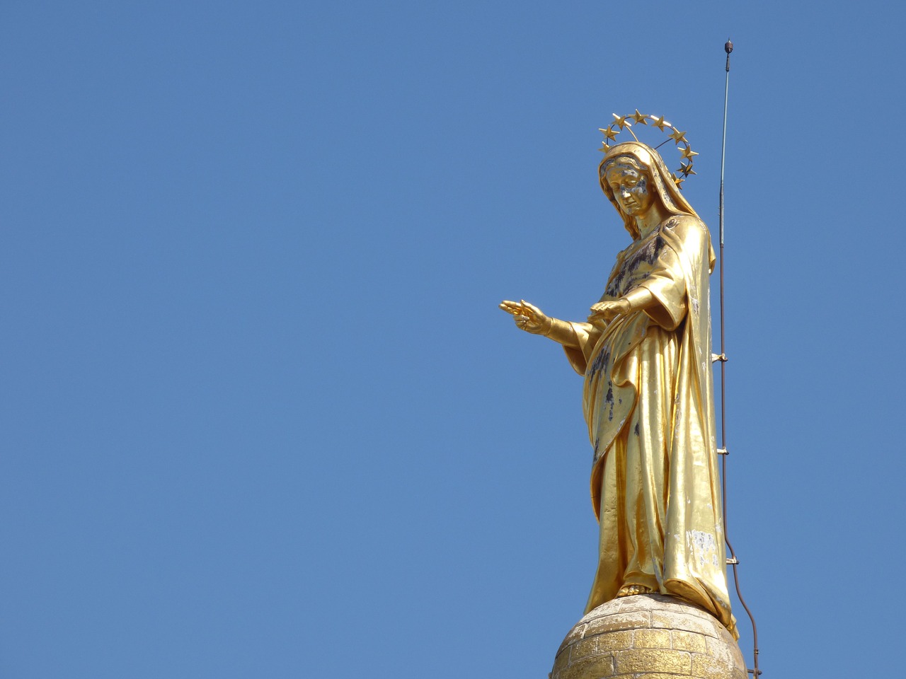 statue virgin religion free photo