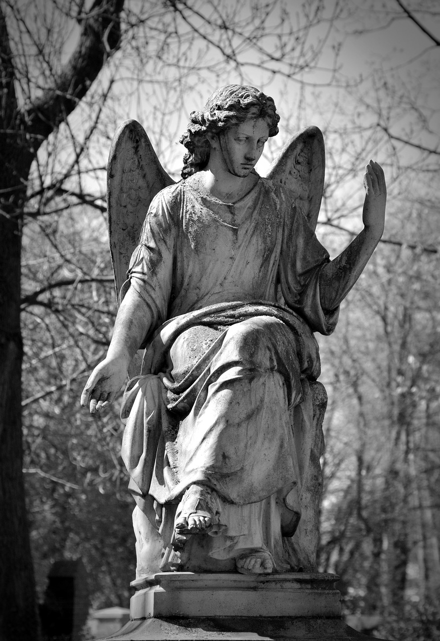 statue  cemetery  sculpture free photo