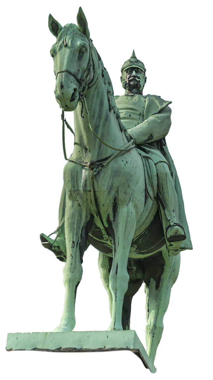 statue  reiter  horse free photo