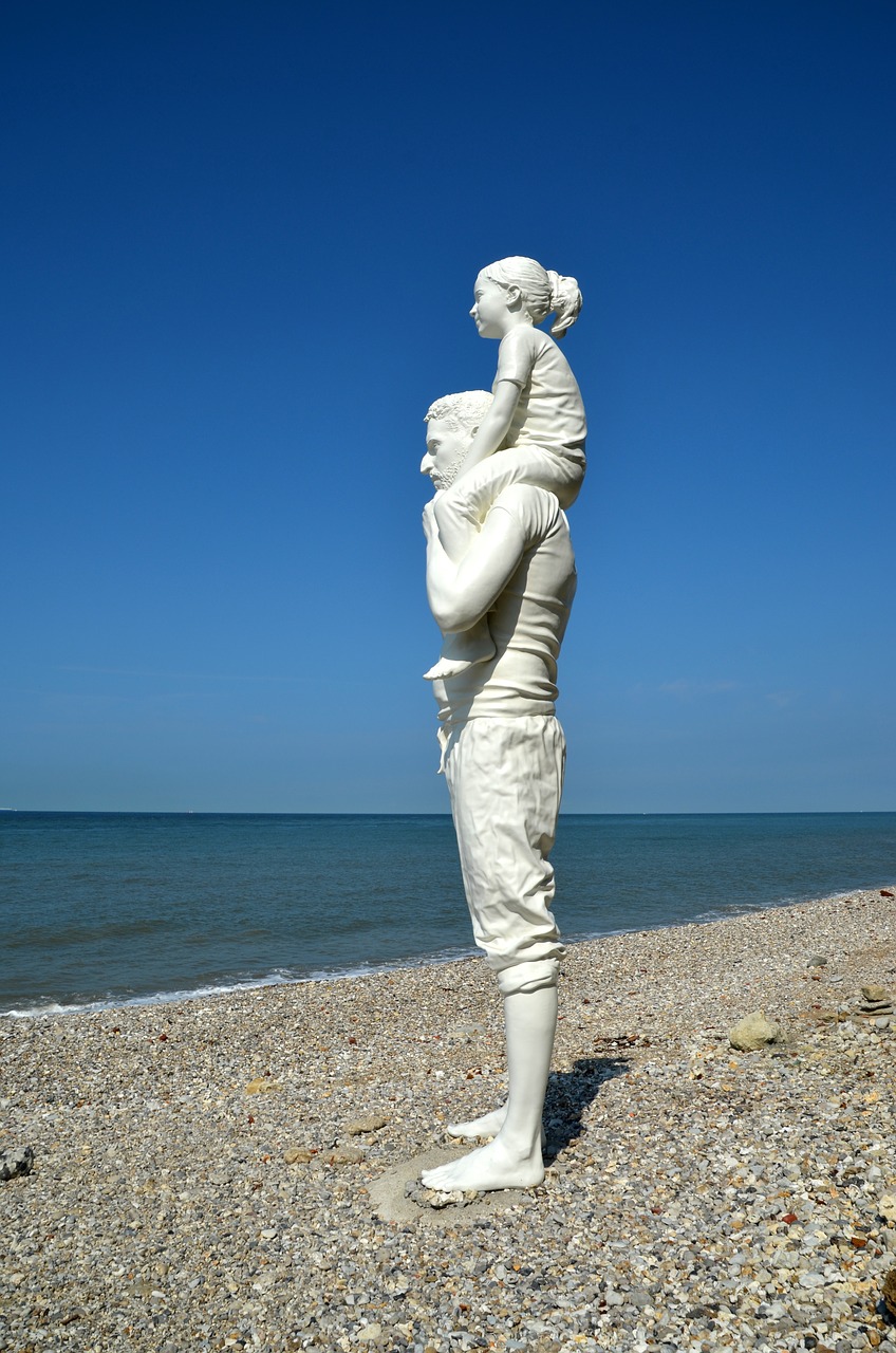 statue  sea  outlook free photo