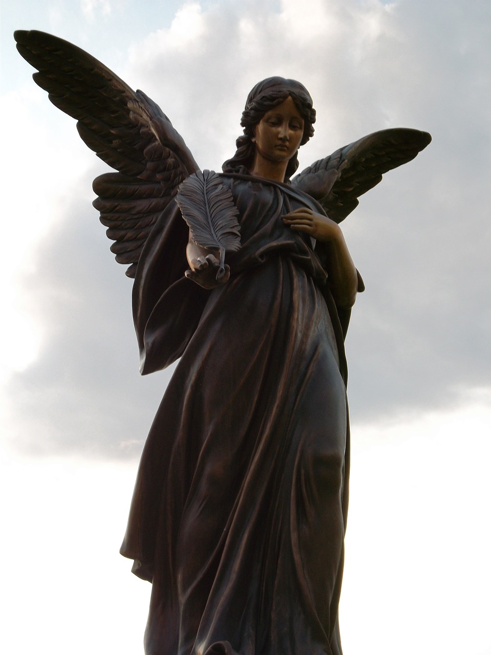 statue angel sculpture free photo