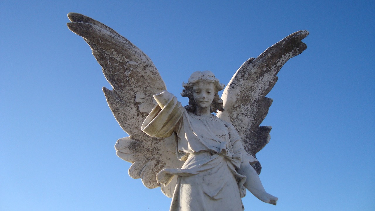 statue  angel  sculpture free photo