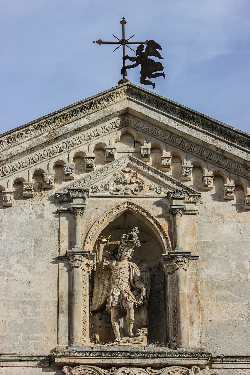 statue  sculpture  san micheal free photo