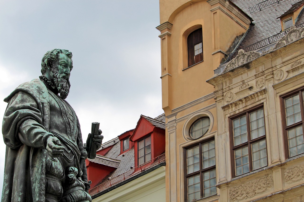 statue  fugger  augsburg free photo