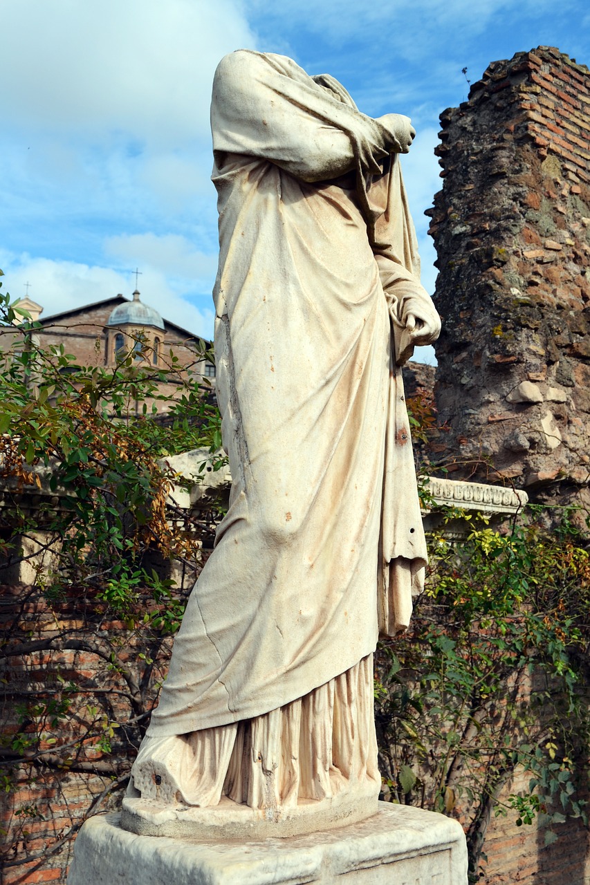 statue headless rome free photo