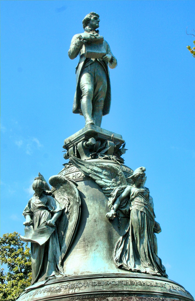 statue bronze allegorical free photo