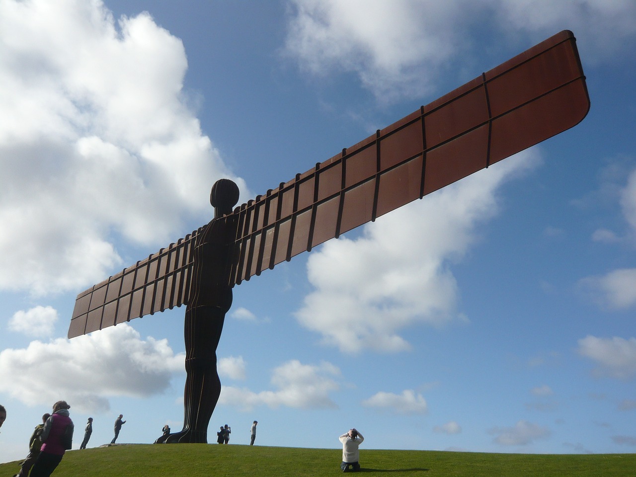 statue angel angel of north free photo