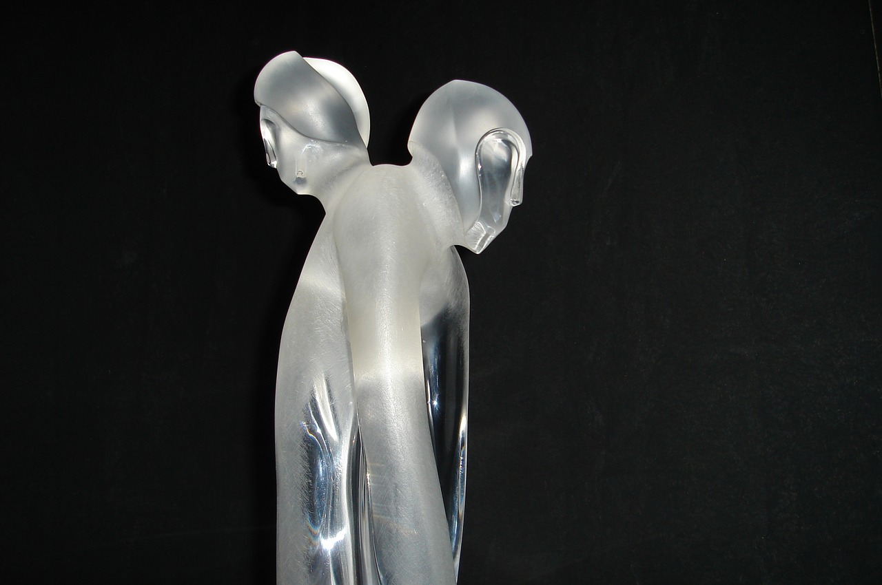 statue glass sculpture free photo