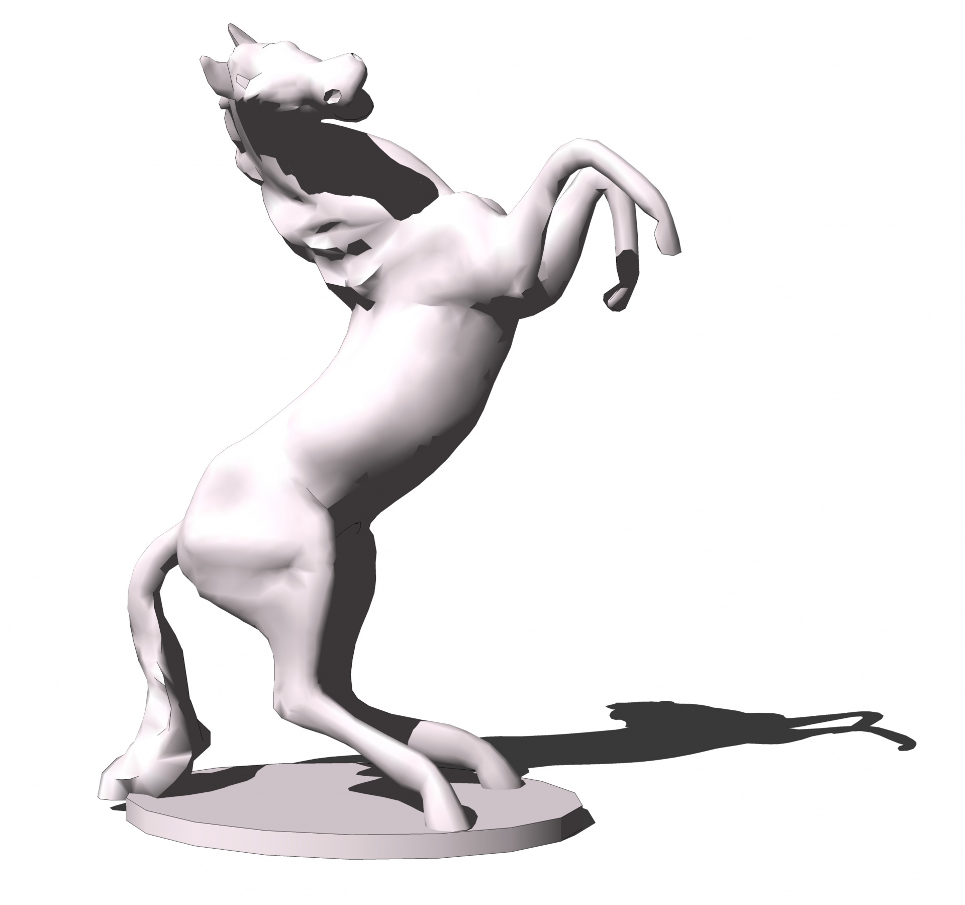 3d drawing statue free photo