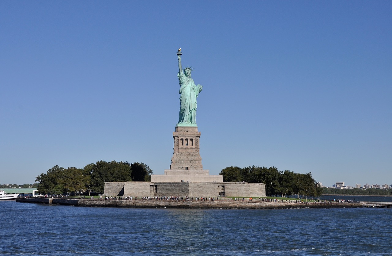 statue of liberty liberty island new york city free photo