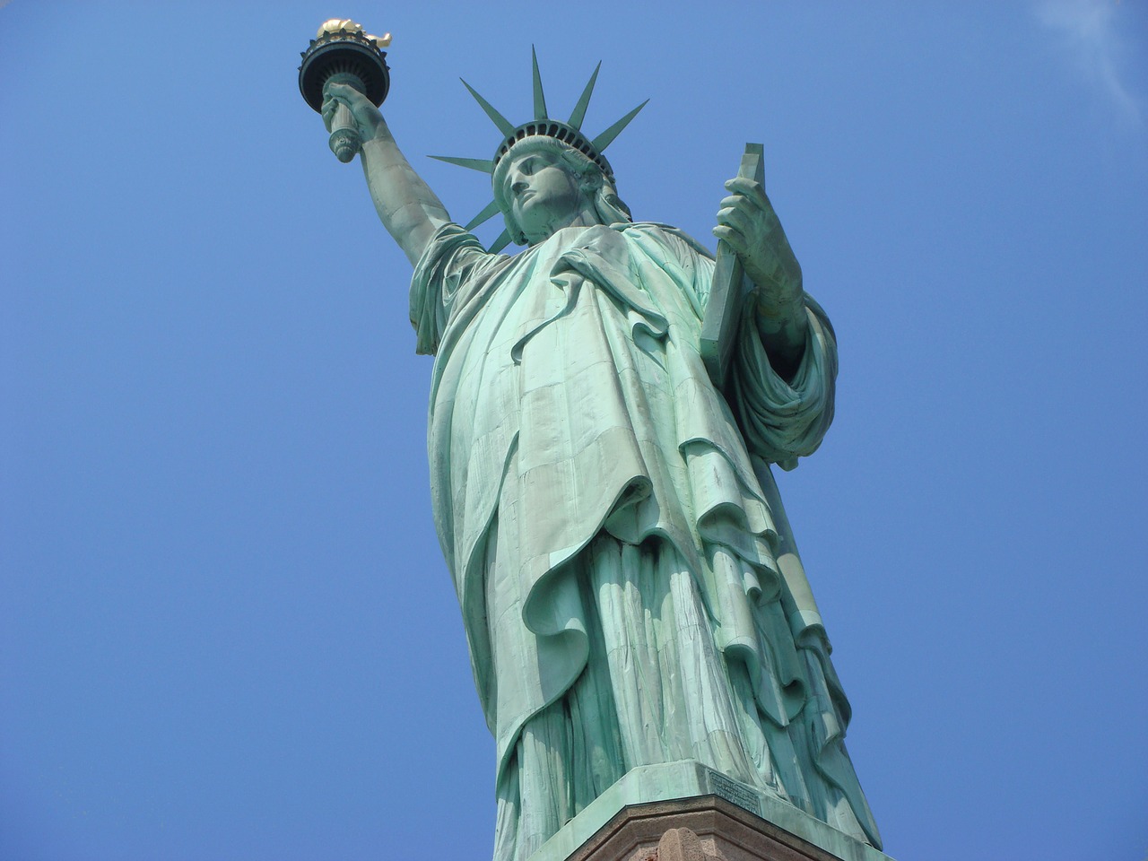 statue of liberty new york city america free photo