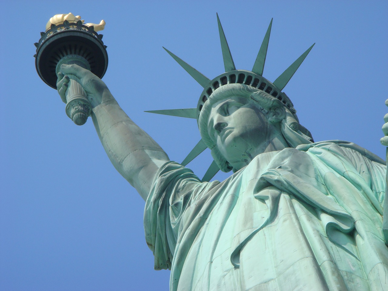 statue of liberty new york city america free photo