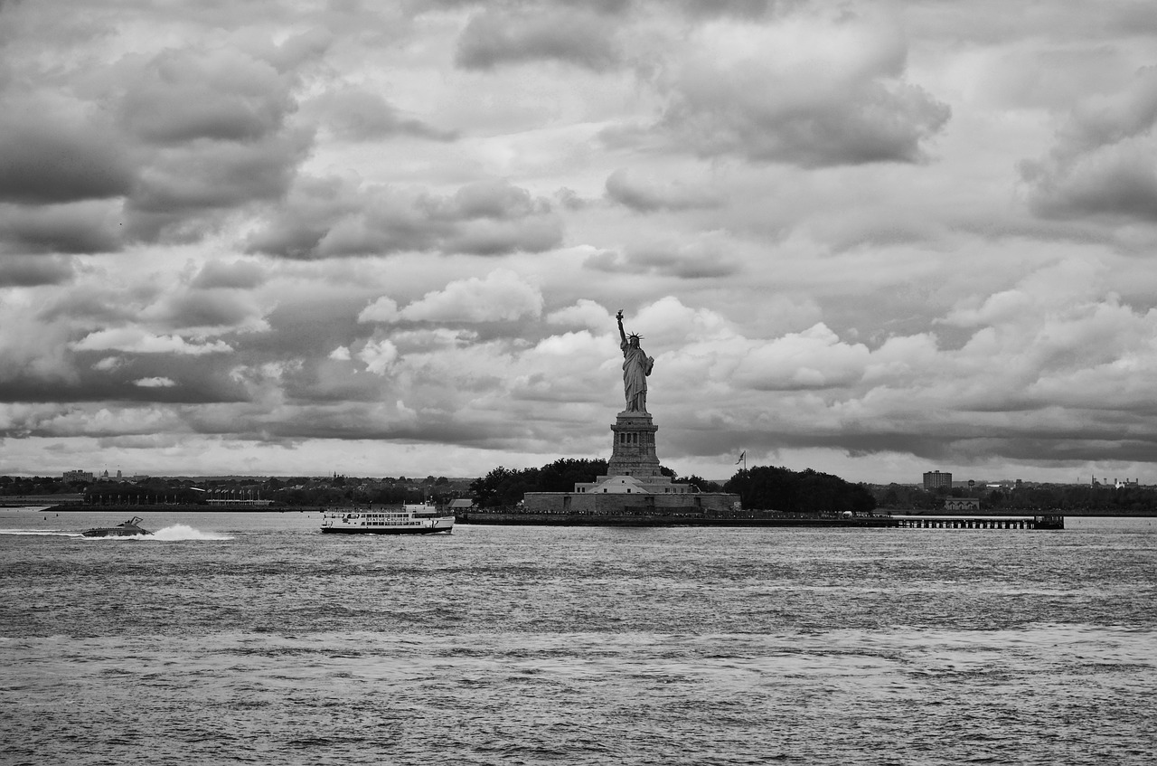 statue of liberty new york city manhattan free photo