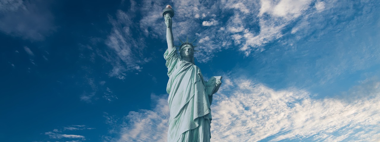 statue of liberty banner header free photo