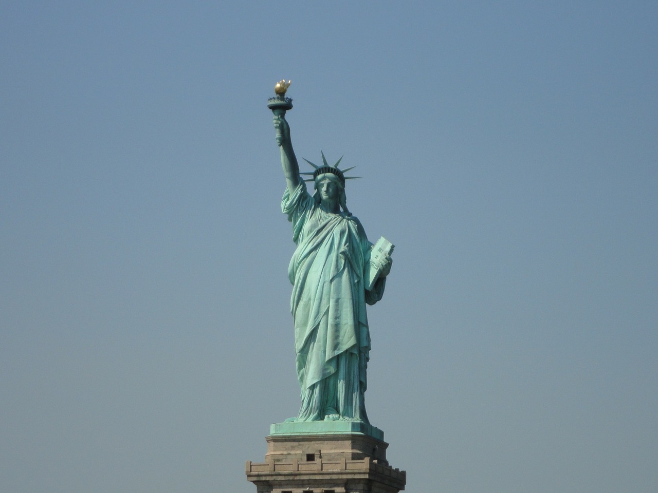 statue of liberty new york usa free photo