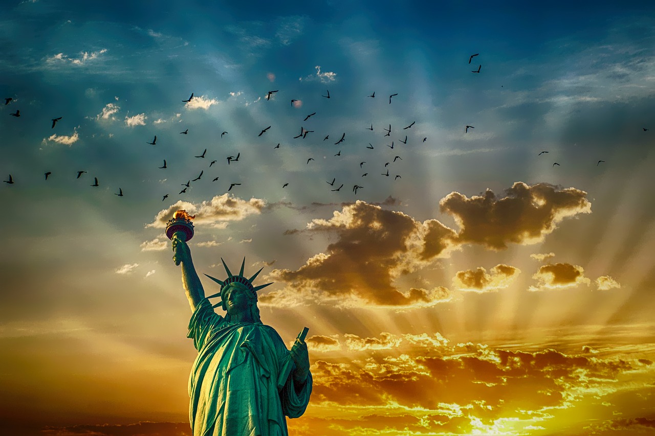 statue of liberty monument landmark free photo