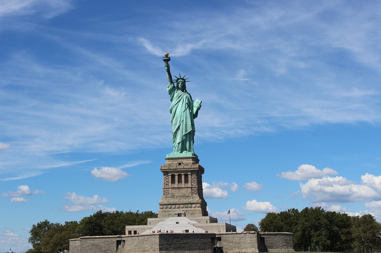 statue of liberty new york usa free photo