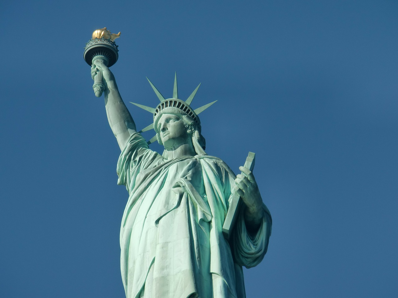 statue of liberty new york monument free photo