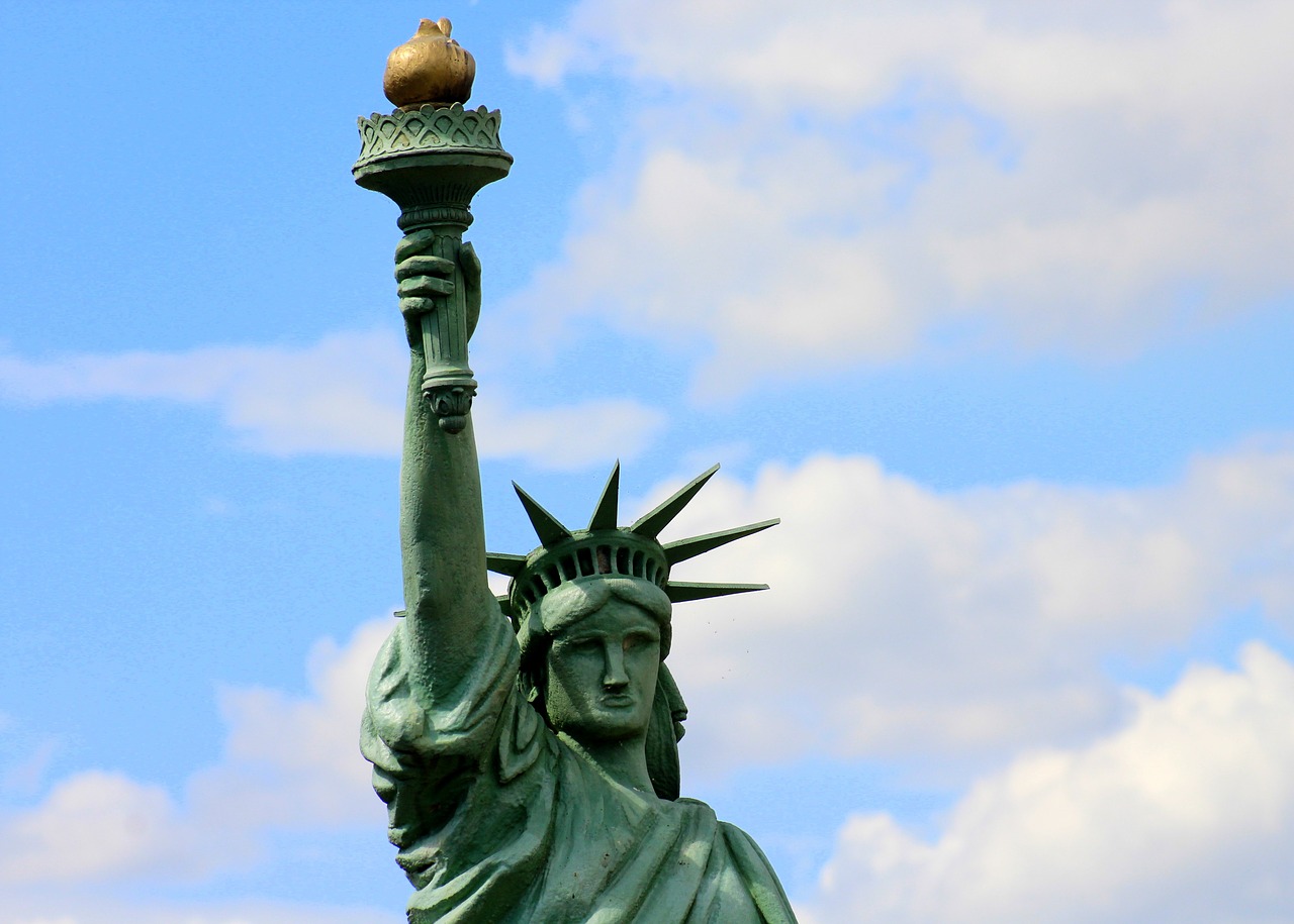 statue of liberty  the statue  sculpture free photo