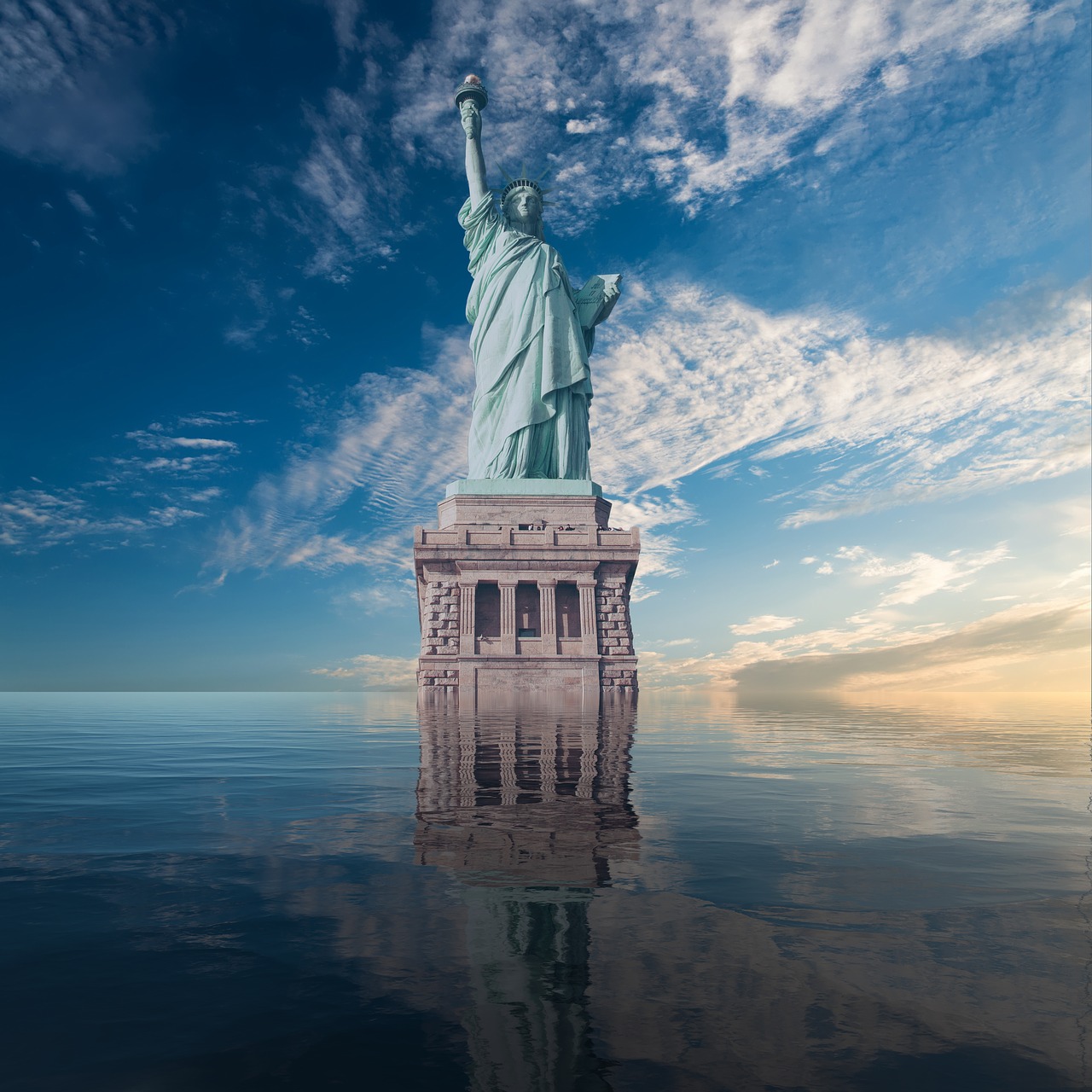 statue of liberty  america  monument free photo