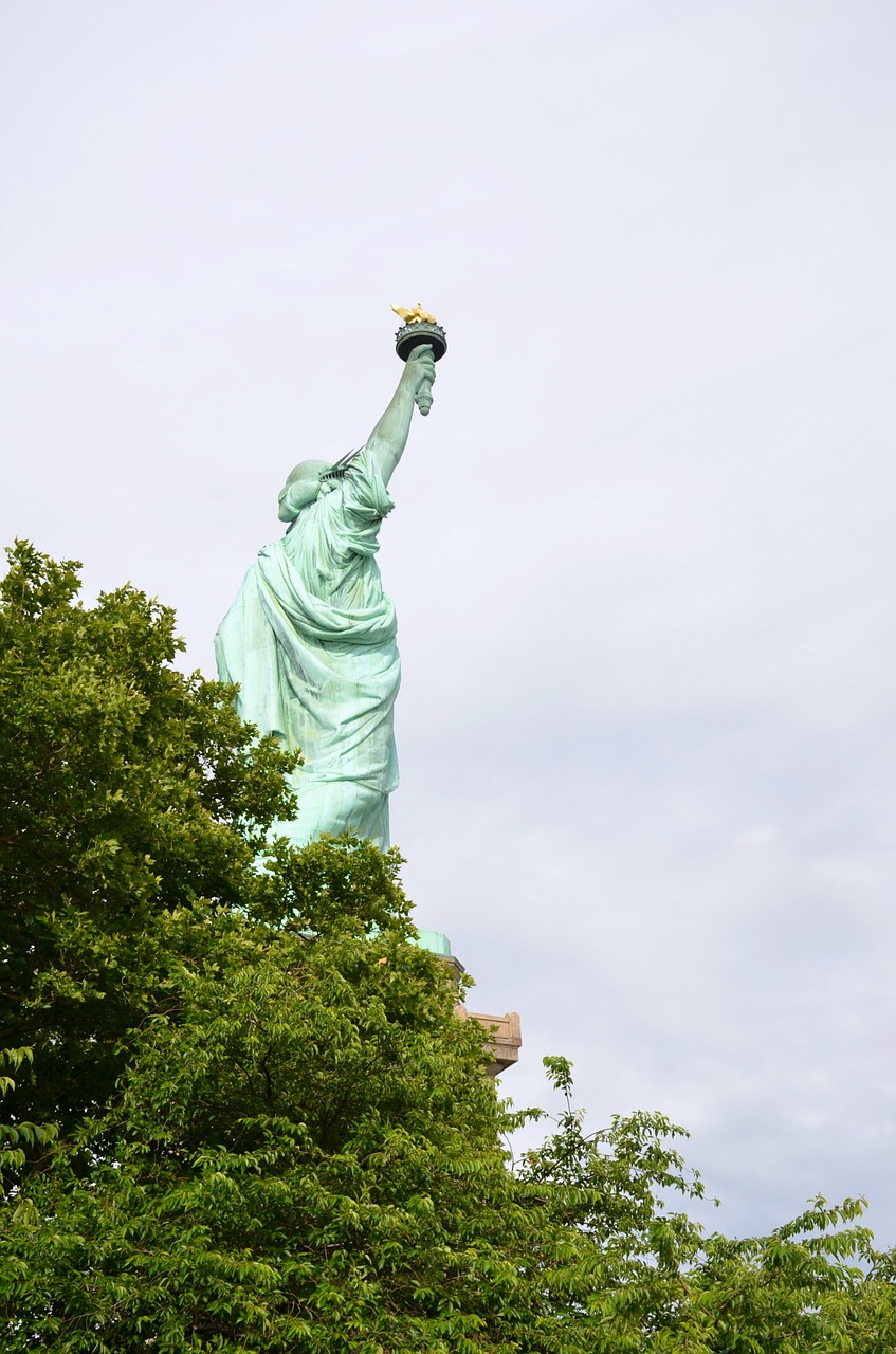 statue of liberty freedom july 4th free photo