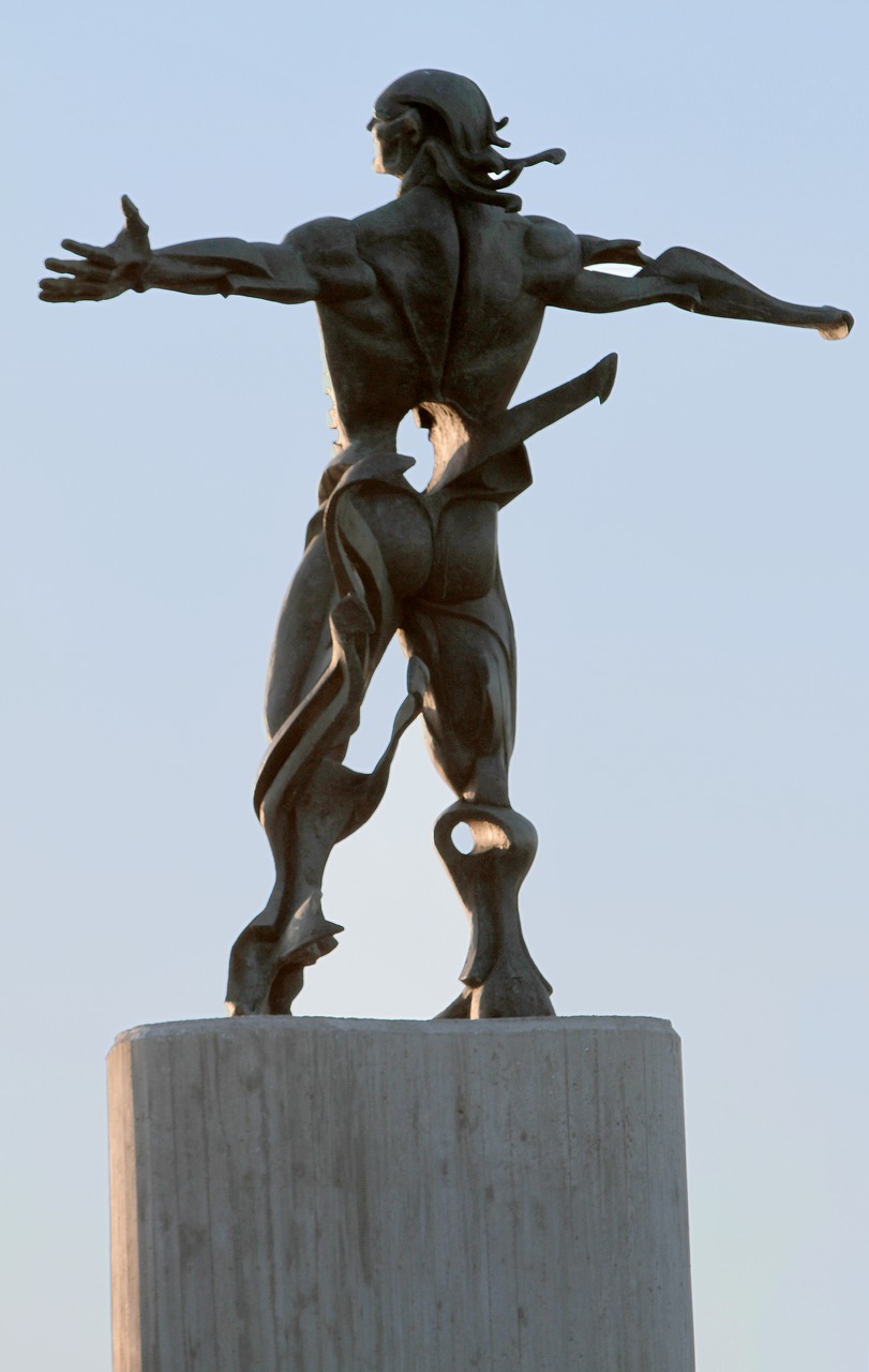 statue of the winds suances cantabria free photo