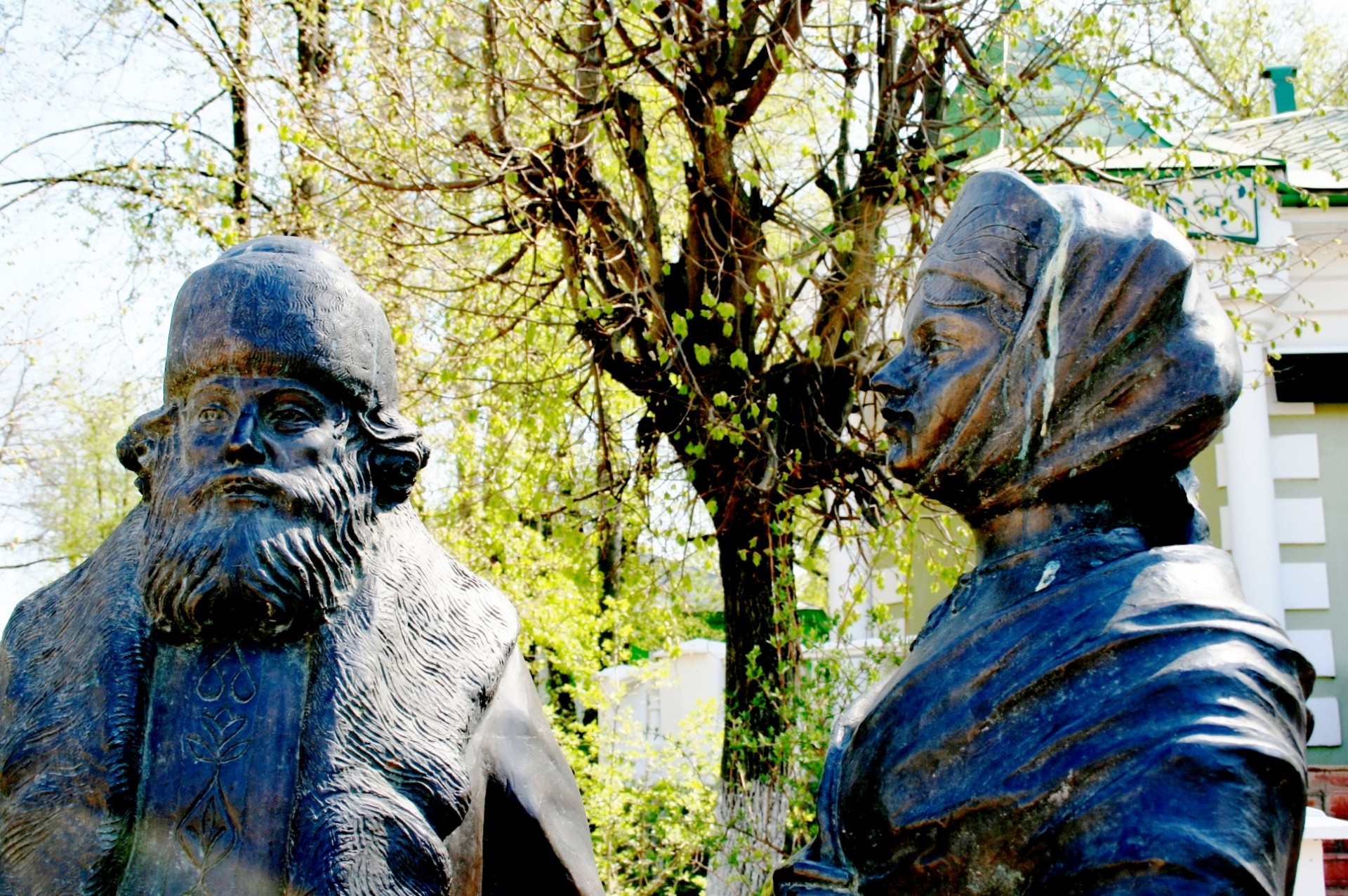 statues bronze russian folk tales free photo