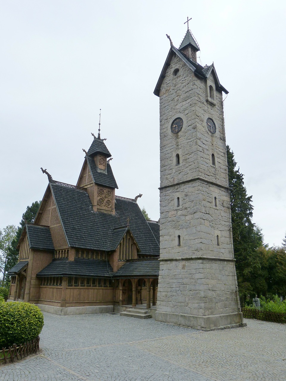 stave church architecture church free photo