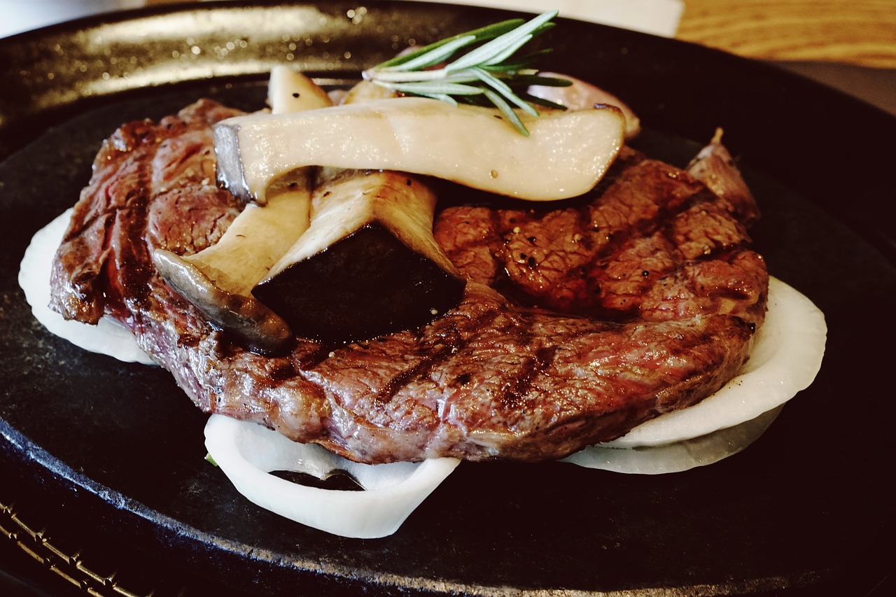 steak meat dining free photo
