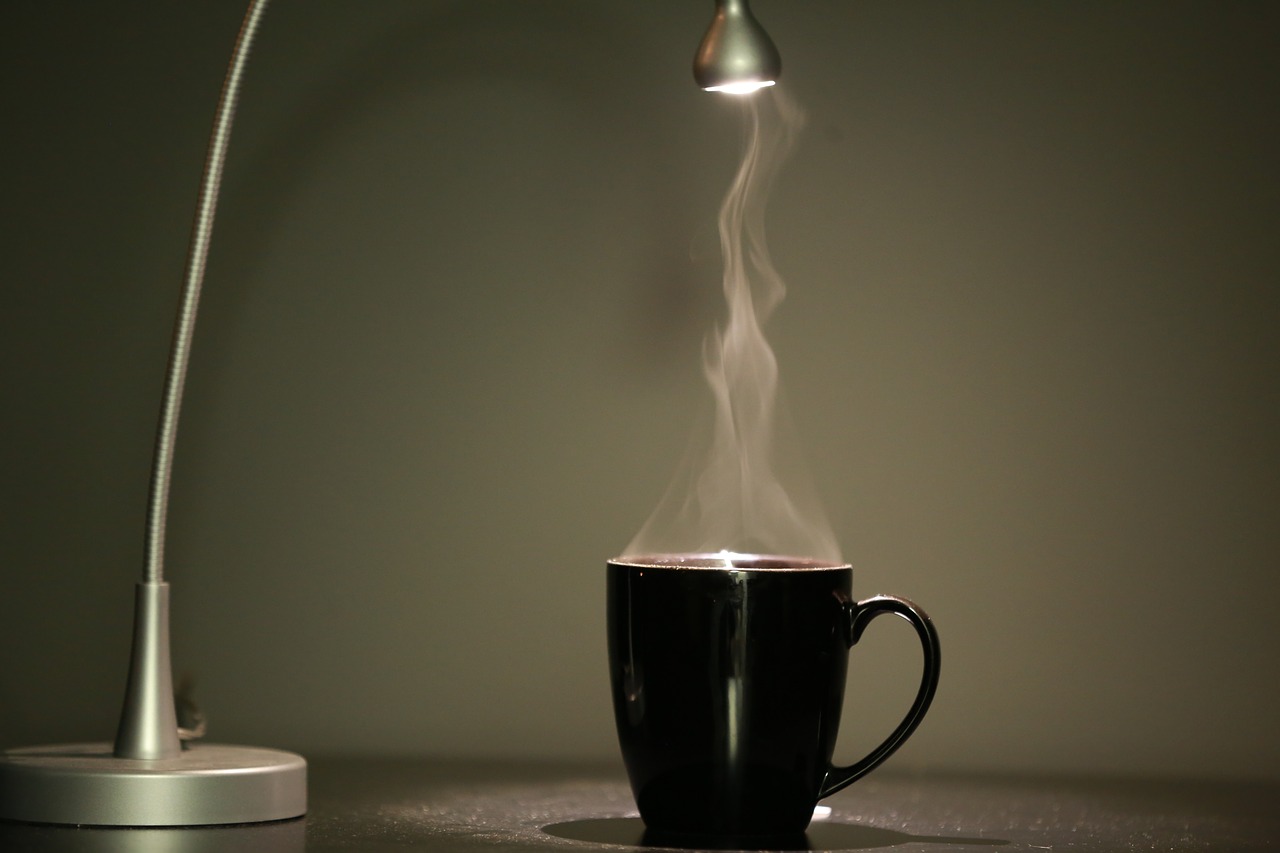 steam coffe cup free photo