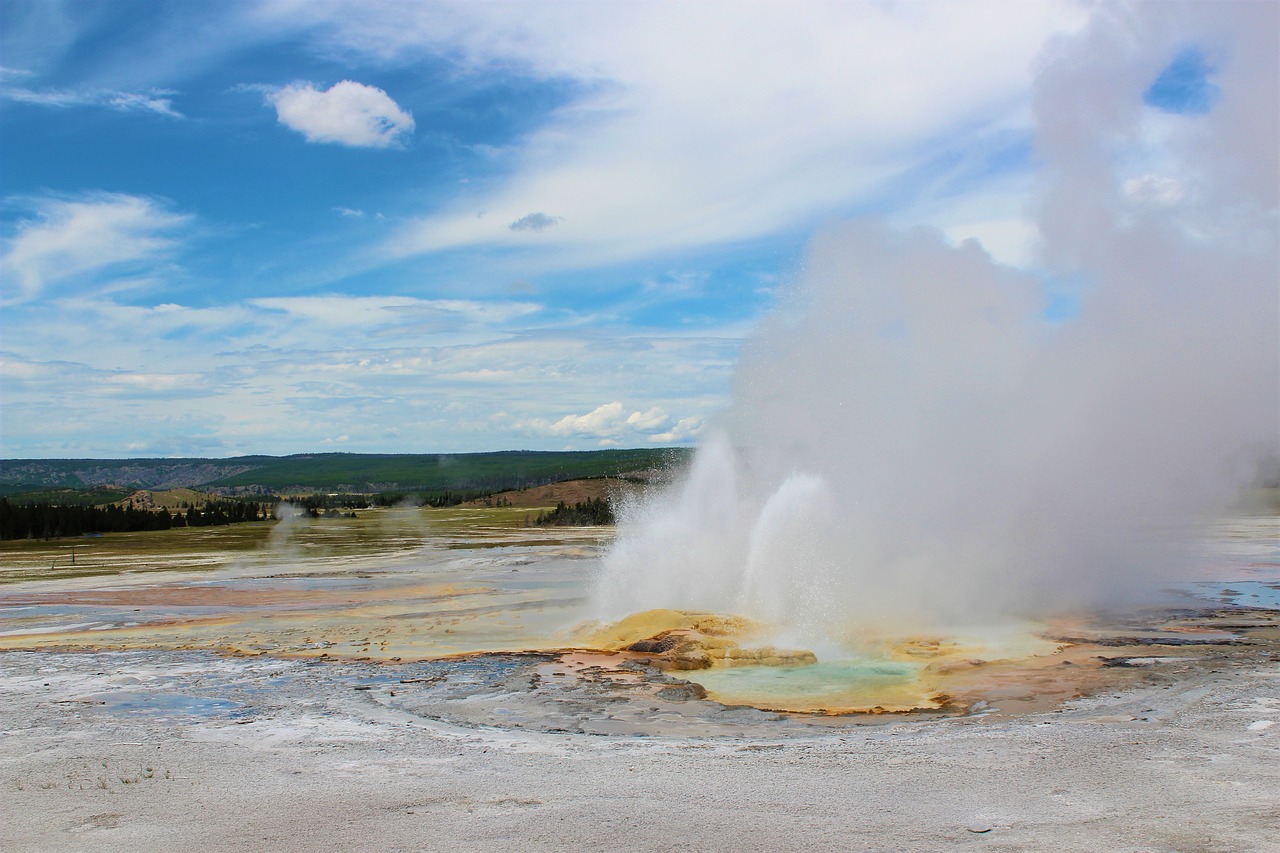 steam nature travel free photo