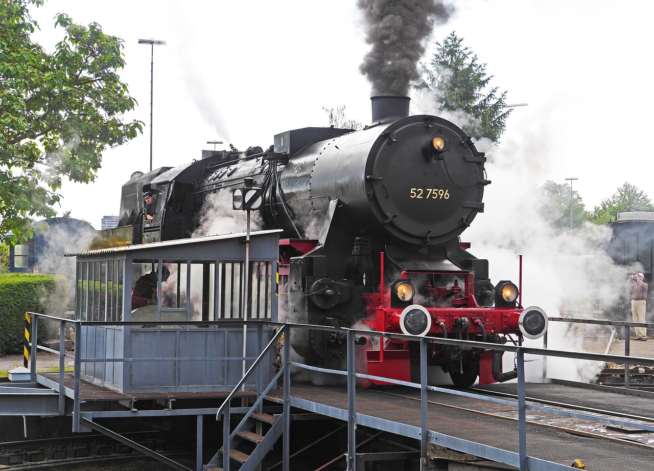 steam locomotive hub museum free photo