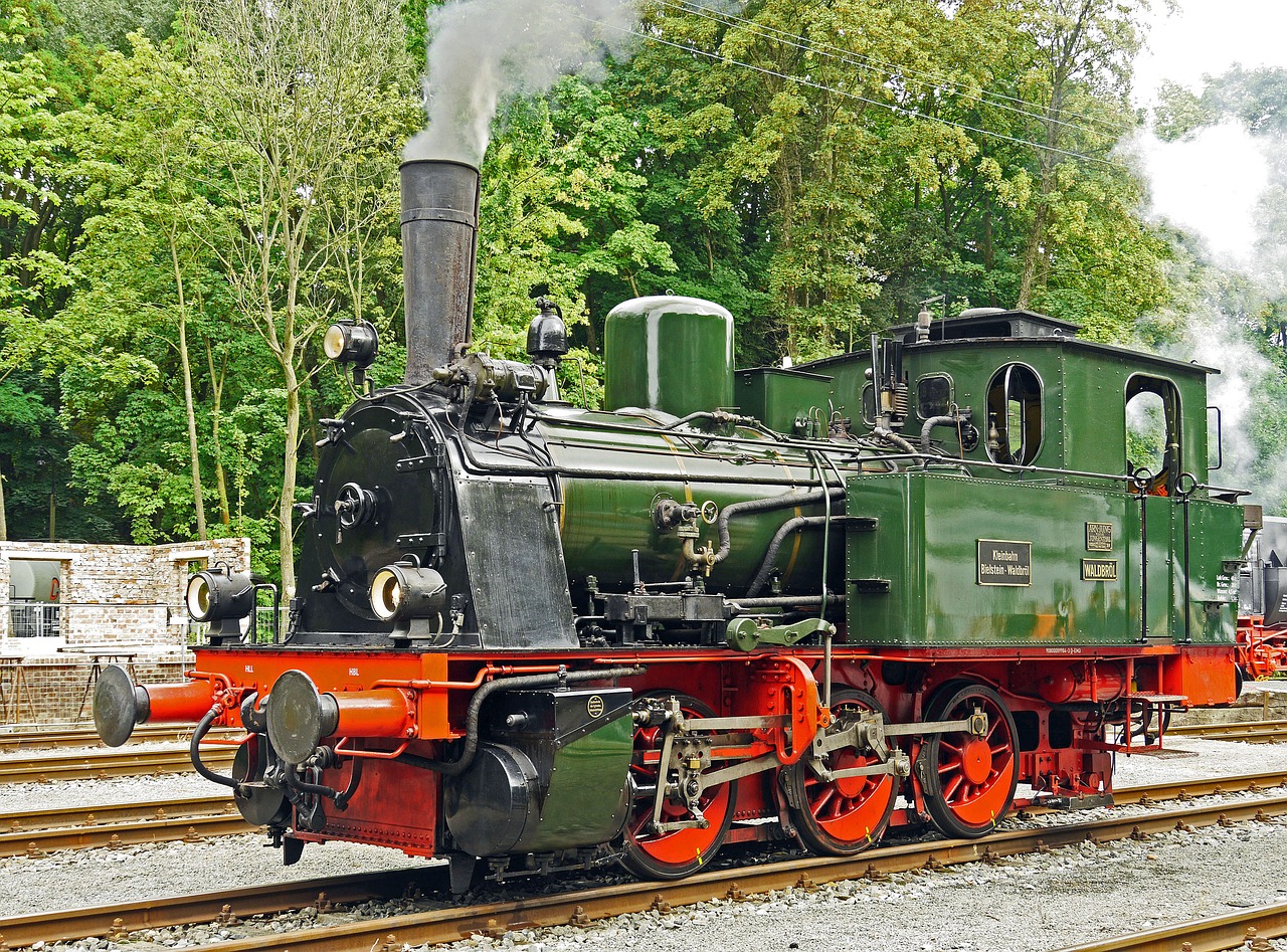 steam locomotive historically museum free photo