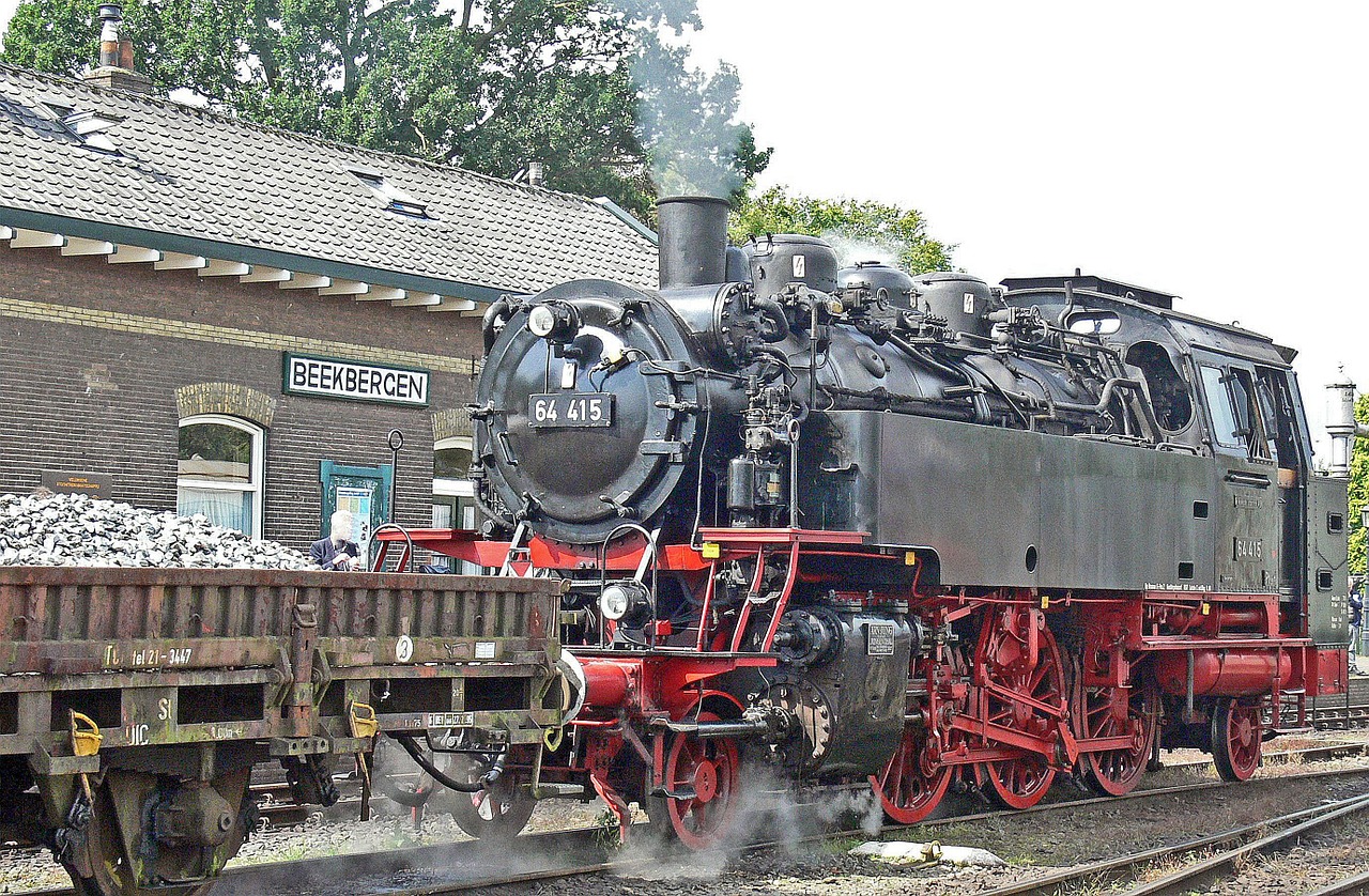 steam locomotive tank locomotive baureihe 64 free photo