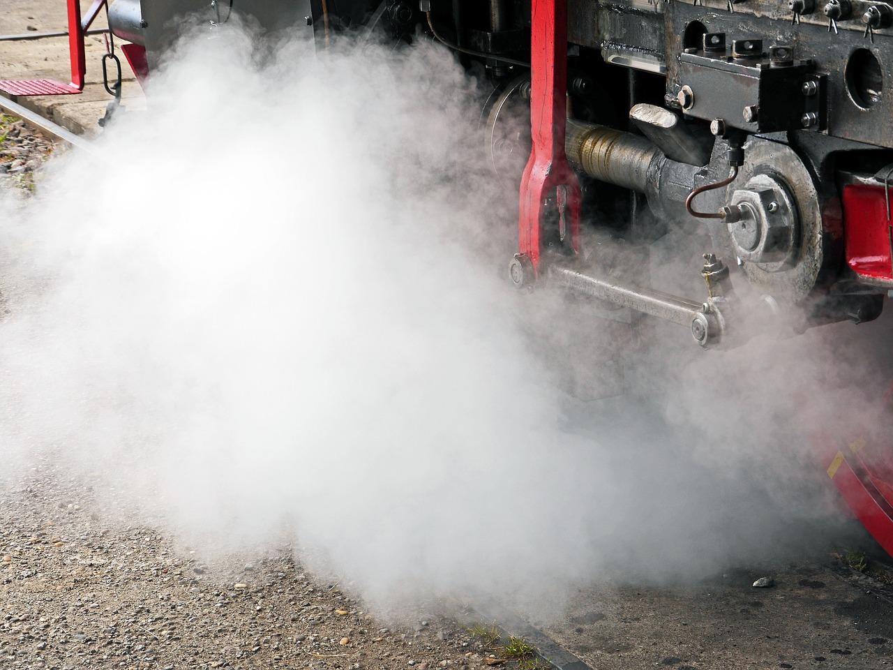 steam locomotive steam piston rod free photo