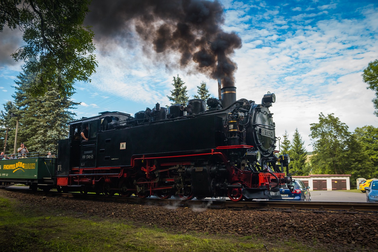 steam locomotive machine train free photo