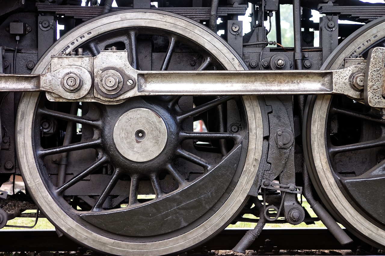 steam locomotive wheel train free photo