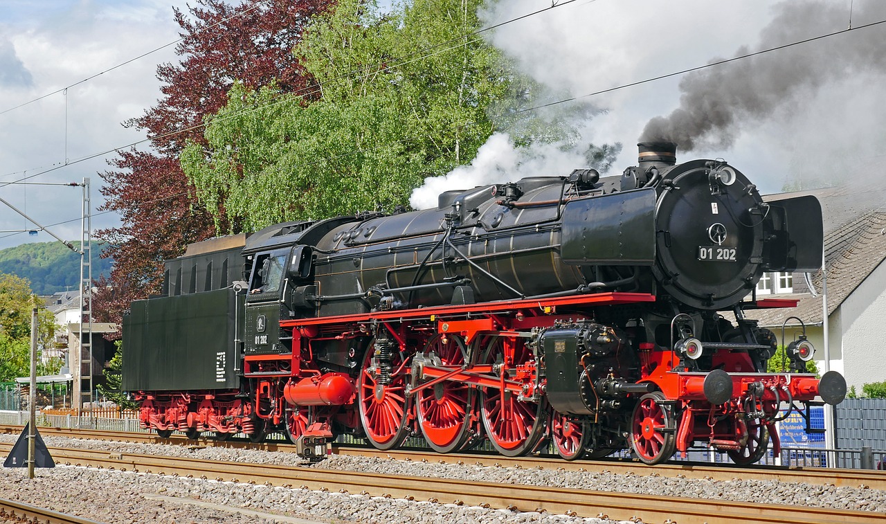 steam locomotive  express train  maintained free photo