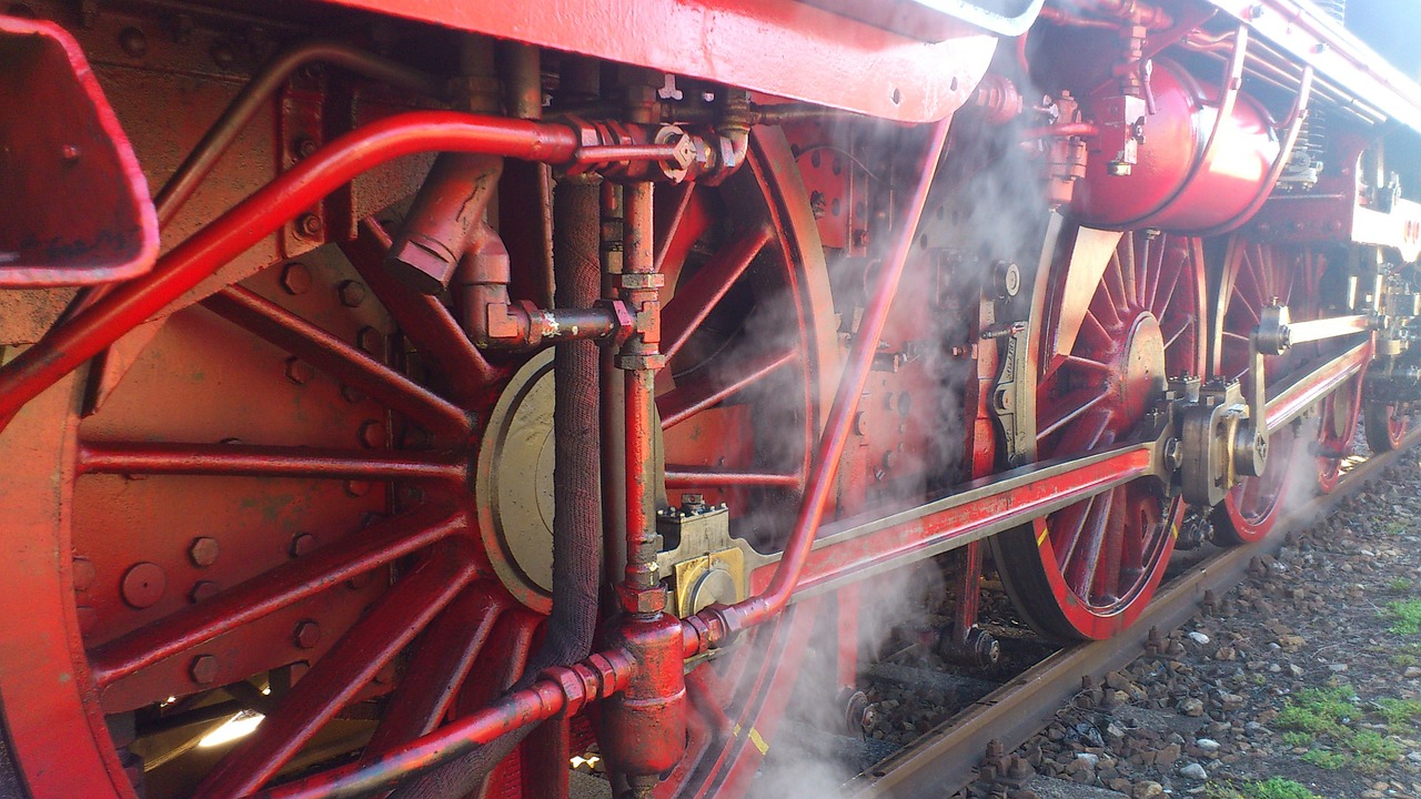 steam locomotive railway train free photo