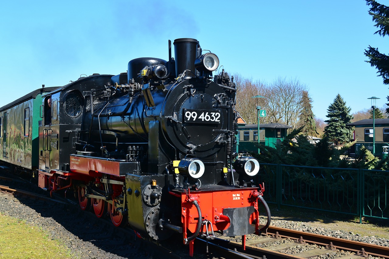 steam locomotive  rasender roland  rügen free photo