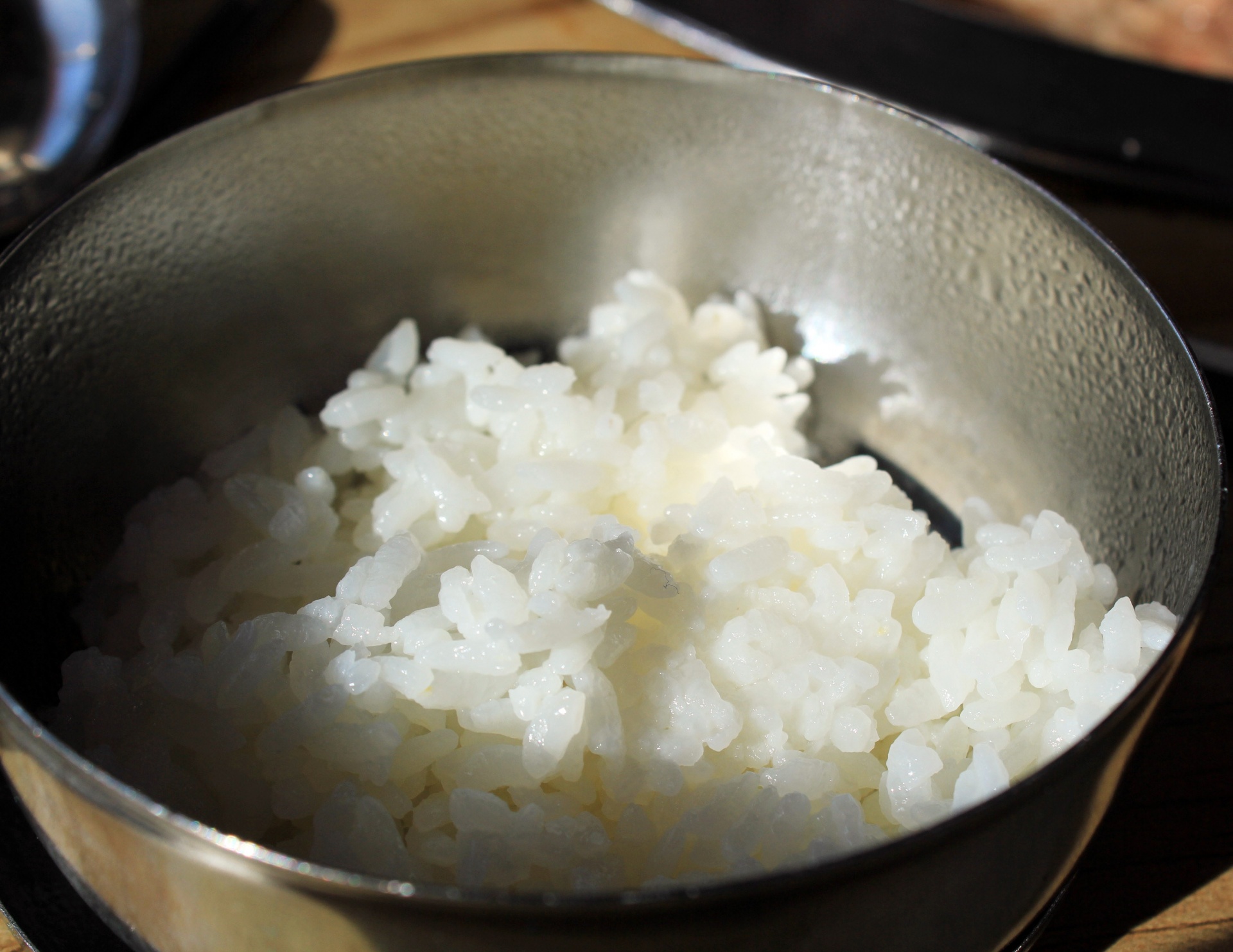 steam rice rice cooked rice free photo