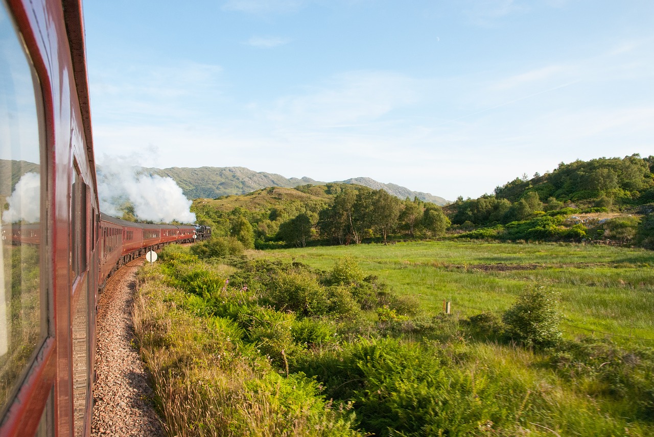 steam train scotland fort williams free photo