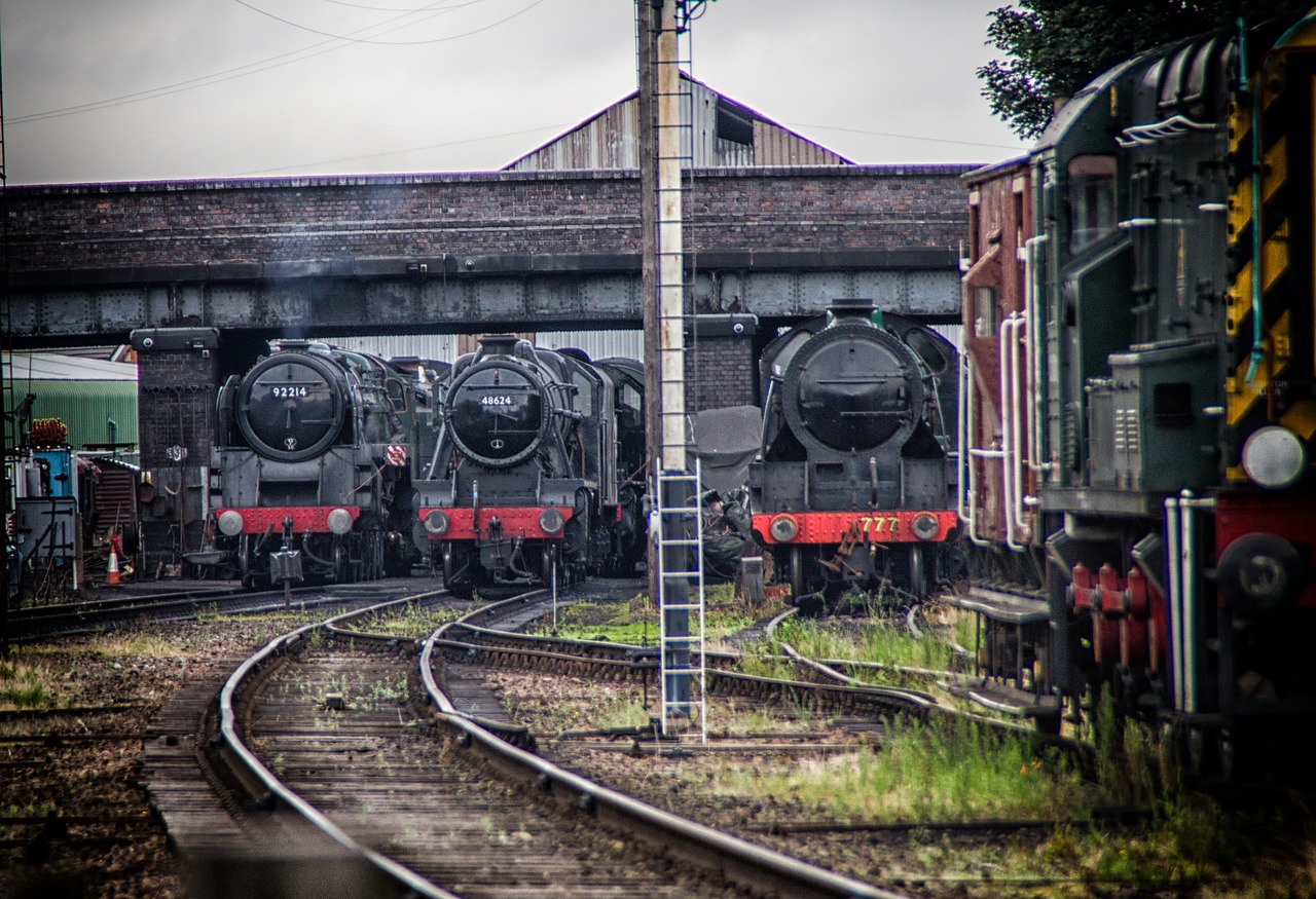 steam train england holiday free photo