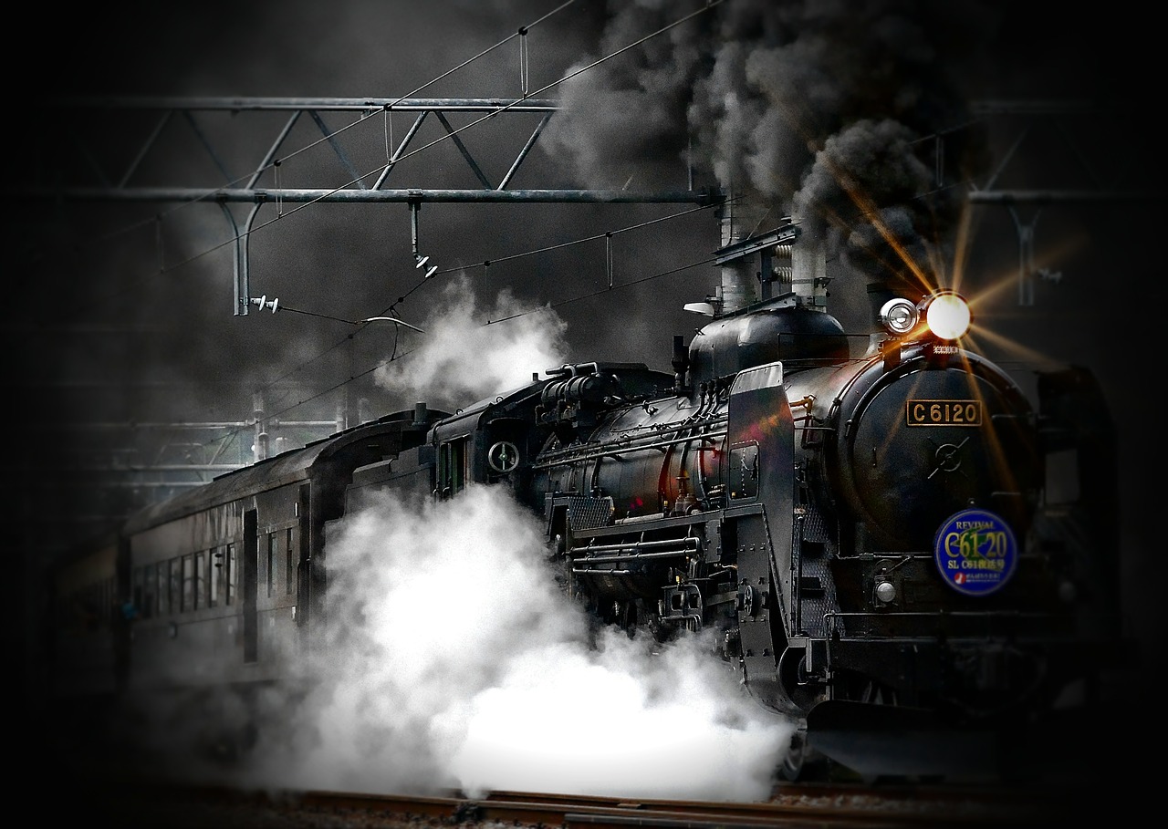steam train locomotive ancient free photo