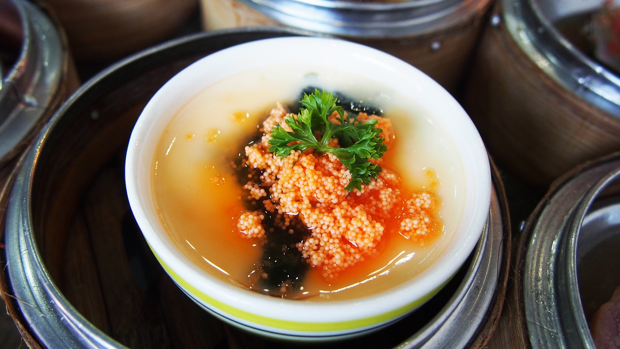 steamed egg food china free photo