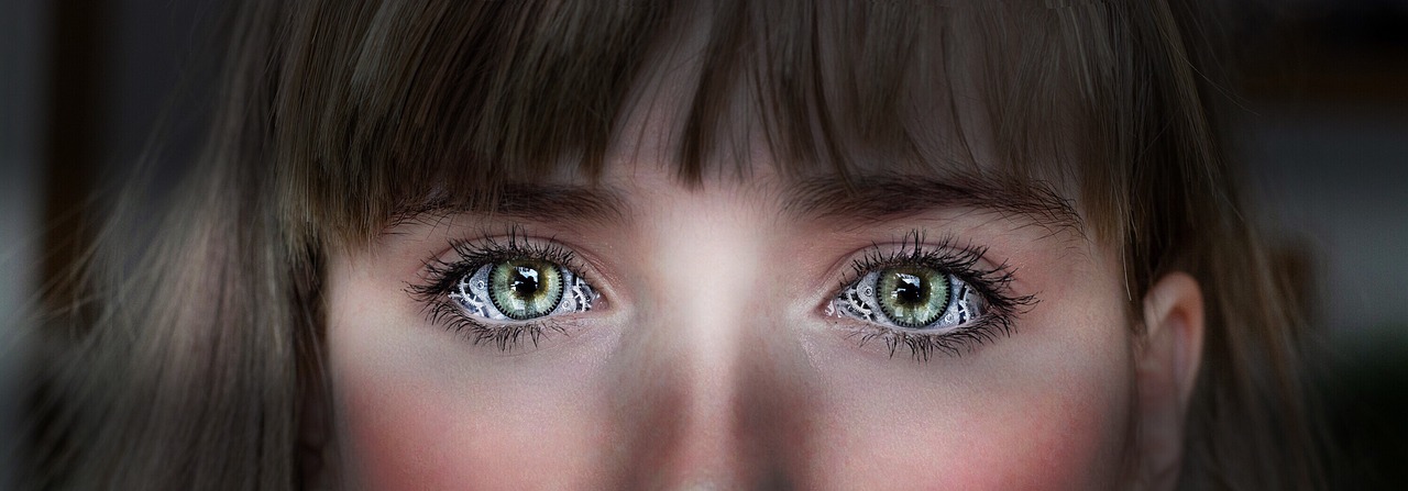 steampunk  eyes  green free photo