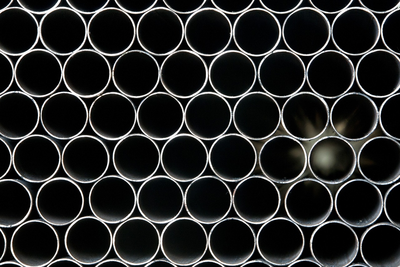steel materials warehouse free photo