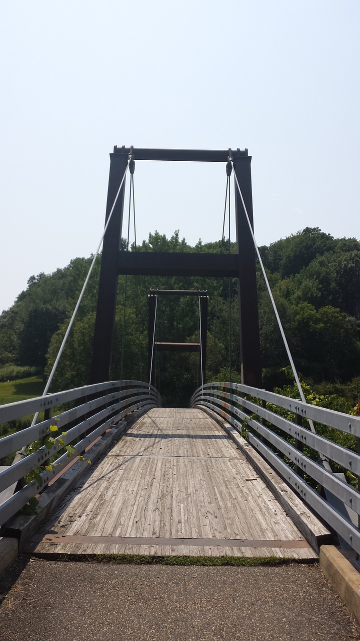 steel bridge burlington free photo