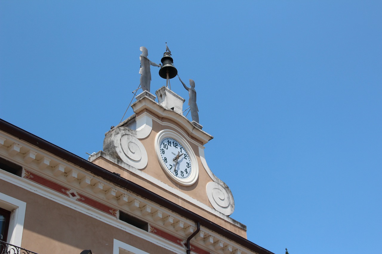 steeple bells clock free photo